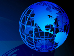 Tax preparation head globe image
